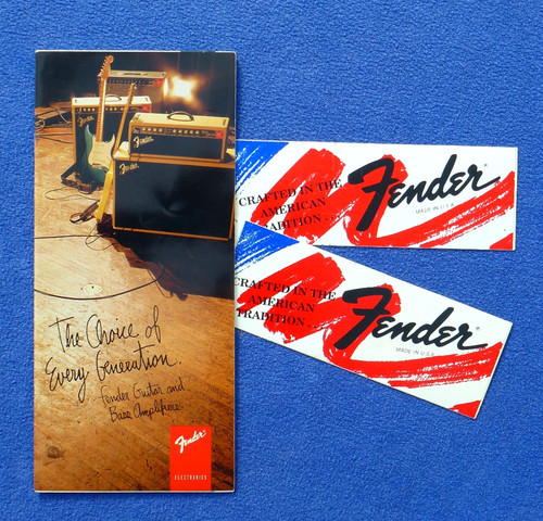Fender guitar and bass - and,