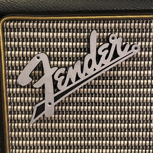 Fender guitar logo badge amp - guitar,